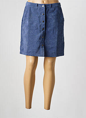 Jupe courte taille à pinces bleu BLEND SHE femme