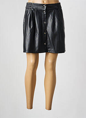 Jupe courte taille à pinces noir ONLY femme