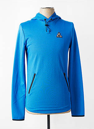Sweat-shirt à capuche manches longues manches longues bleu LE COQ SPORTIF homme