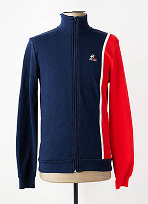 Veste casual col col montant bleu LE COQ SPORTIF homme