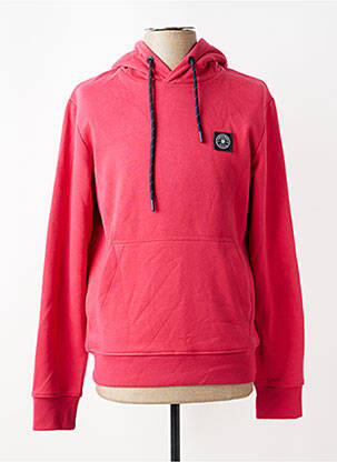 Sweat-shirt à capuche manches longues manches longues rouge JACK & JONES homme