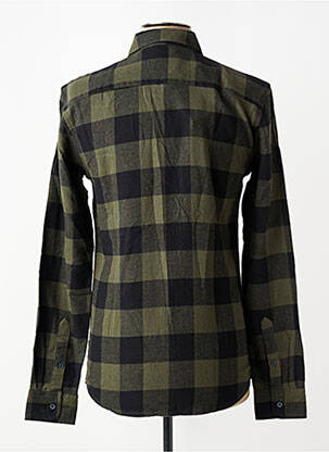 Chemise manches longues imprimé carreaux vert ONLY & SONS homme