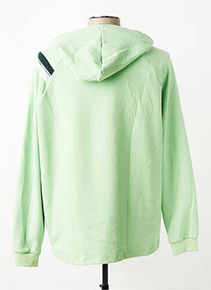 Sweat-shirt à capuche broderie manches longues vert LE COQ SPORTIF homme