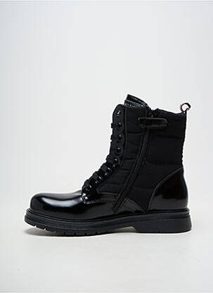 Bottines/boots matière lisse talon plat jusqu'à 3cm noir TOMMY HILFIGER femme