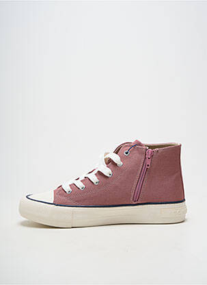 Baskets fermeture zip et lacets talon plat jusqu'à 3cm violet TOMMY HILFIGER femme