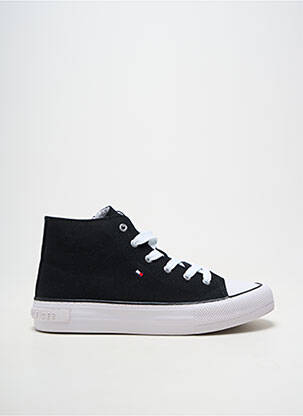 Baskets fermeture zip et lacets talon plat jusqu'à 3cm noir TOMMY HILFIGER femme