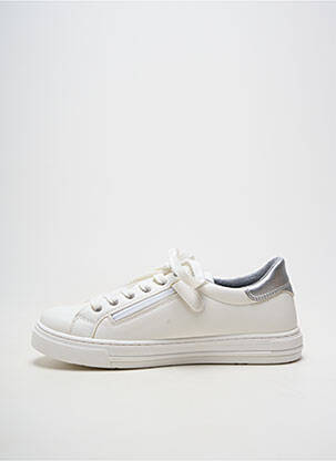 Baskets matière lisse talon plat jusqu'à 3cm blanc TOMMY HILFIGER femme