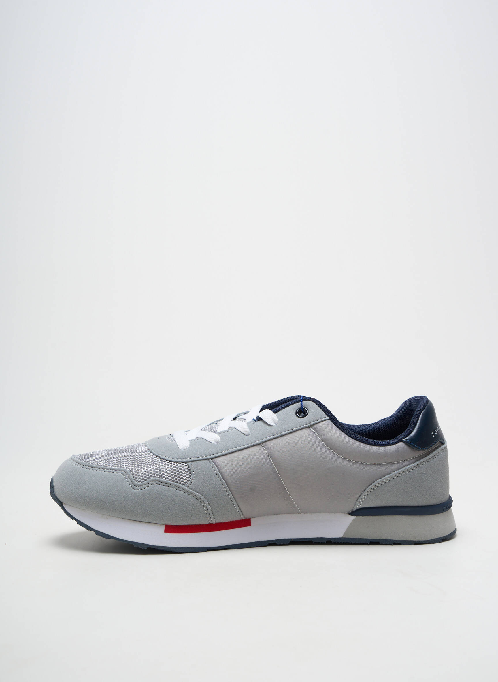 Baskets bout rond bout rond gris TOMMY HILFIGER homme