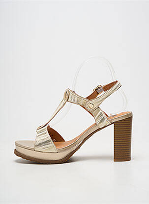 Sandales/nu pieds fermeture boucle(s) talon de 7 à 9cm beige MAM'ZELLE femme