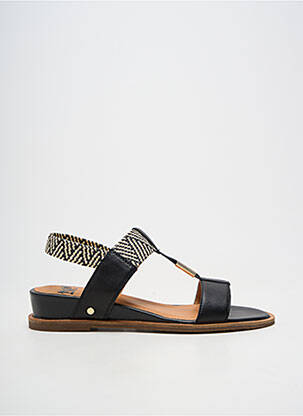 Sandales/nu pieds matière lisse talon de 4 à 6cm noir MAM'ZELLE femme