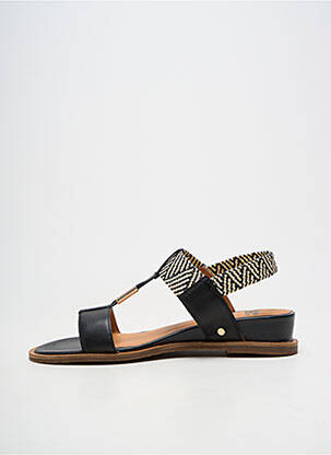 Sandales/nu pieds matière lisse talon de 4 à 6cm noir MAM'ZELLE femme