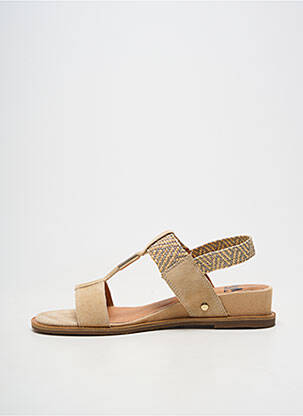 Sandales/nu pieds bout ouvert talon plat jusqu'à 3cm beige MAM'ZELLE femme