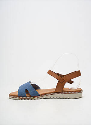 Sandales/nu pieds matière lisse talon plat jusqu'à 3cm marron EVA FRUTOS femme