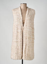 Gilet sans manche coupe cintrée beige OLSEN femme