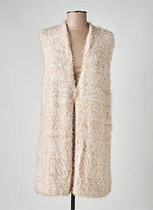 Gilet sans manche coupe cintrée beige OLSEN femme