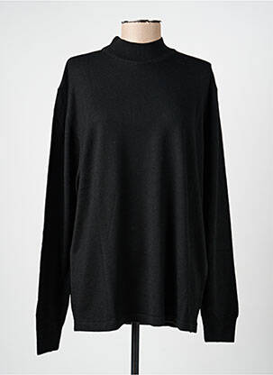 Pull coupe cintrée manches longues noir ELLEMME femme
