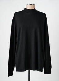 Pull coupe cintrée manches longues noir ELLEMME femme