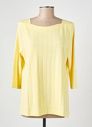 T-shirt manches 3/4 manches 3/4 jaune OLSEN femme