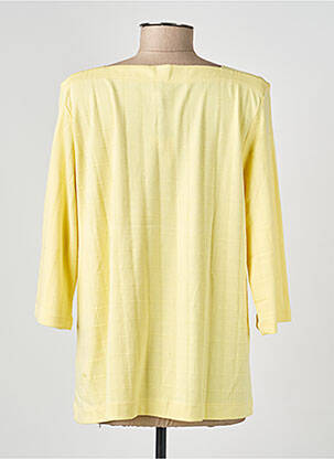 T-shirt manches 3/4 manches 3/4 jaune OLSEN femme