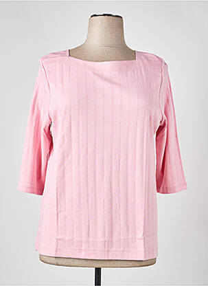 T-shirt manches 3/4 manches 3/4 rose OLSEN femme