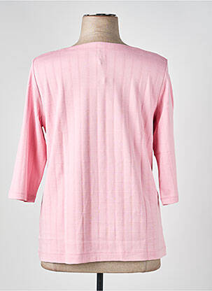 T-shirt manches 3/4 manches 3/4 rose OLSEN femme