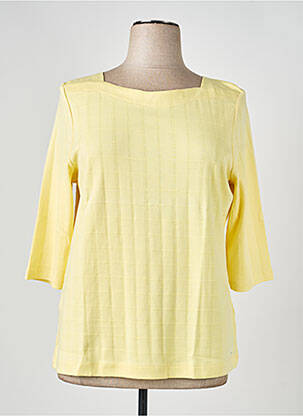 T-shirt manches 3/4 manches 3/4 jaune OLSEN femme