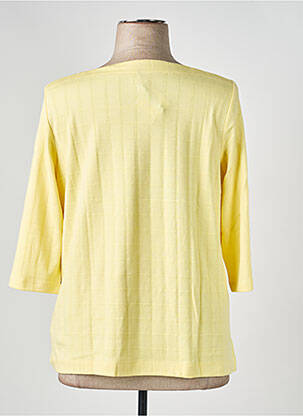 T-shirt manches 3/4 manches 3/4 jaune OLSEN femme