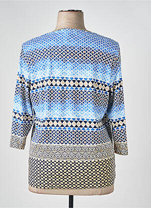 T-shirt manches 3/4 manches 3/4 bleu OLSEN femme
