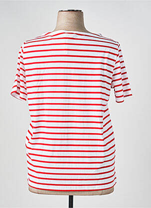 T-shirt stretch manches courtes rouge ARMOR LUX femme