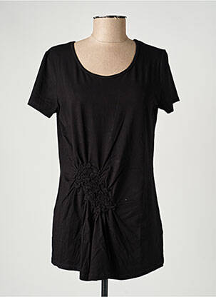 T-shirt stretch manches courtes noir KATMAI femme