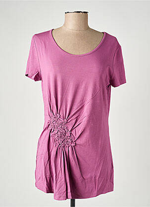 T-shirt stretch manches courtes violet KATMAI femme