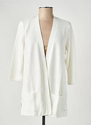 Gilet manches longues manches 3/4 blanc OLSEN femme