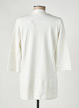 Gilet manches longues manches 3/4 blanc OLSEN femme