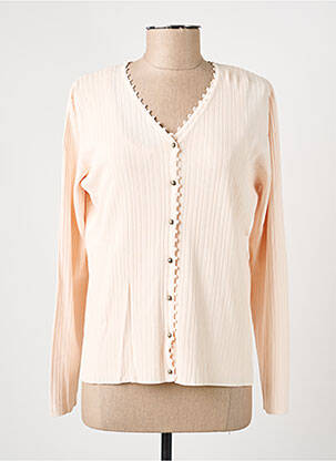 Twin-set col v beige PAUPORTÉ femme
