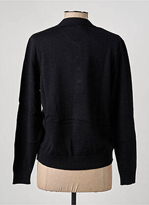 Pull coupe droite manches longues noir PAUPORTÉ femme