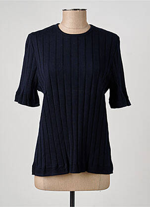 T-shirt coupe cintrée manches courtes noir RODAM femme