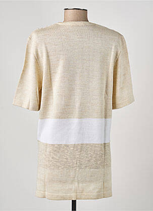 T-shirt coupe droite manches courtes beige PAUPORTÉ femme