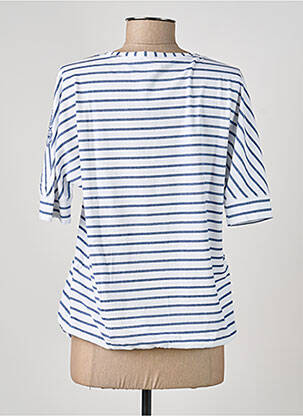 T-shirt coupe droite manches courtes bleu OLSEN femme