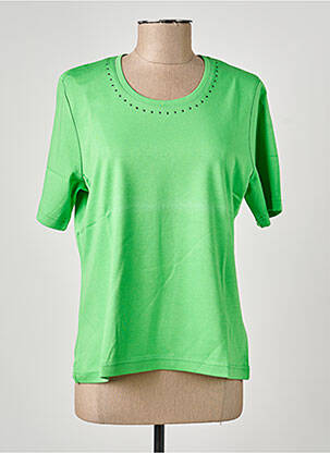 T-shirt coupe droite manches courtes vert RABE femme