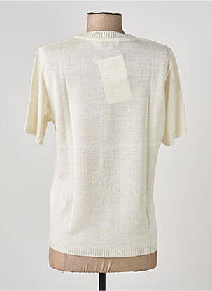 T-shirt coupe droite manches courtes beige PAUPORTÉ femme
