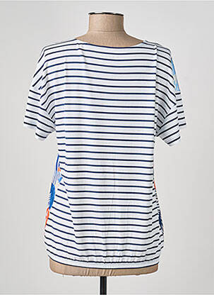 T-shirt imprimé fantaisie manches courtes bleu RABE femme
