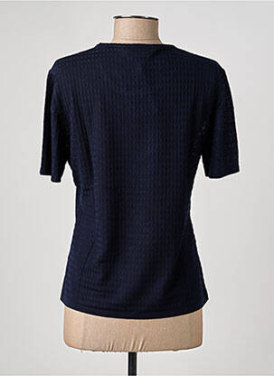 T-shirt coupe cintrée manches courtes bleu RODAM femme