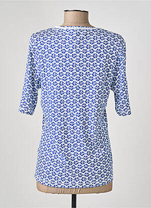 T-shirt imprimé fantaisie manches courtes bleu OLSEN femme