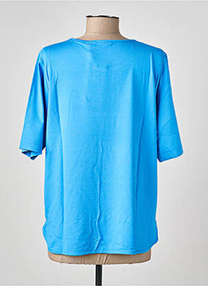 T-shirt coupe droite manches courtes bleu RABE femme