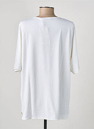 T-shirt coupe droite manches courtes blanc RABE femme