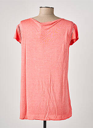 T-shirt coupe droite manches courtes orange CONCEPT K femme