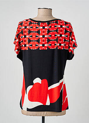 T-shirt imprimé fantaisie manches courtes noir TELMAIL femme