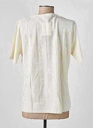 T-shirt coupe droite manches courtes beige EDWIGE femme