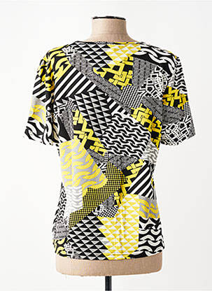 T-shirt imprimé fantaisie manches courtes noir PAUPORTÉ femme