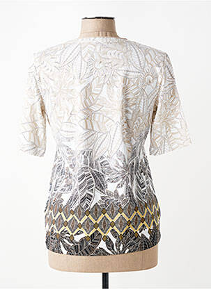 T-shirt imprimé fantaisie manches courtes beige OLSEN femme